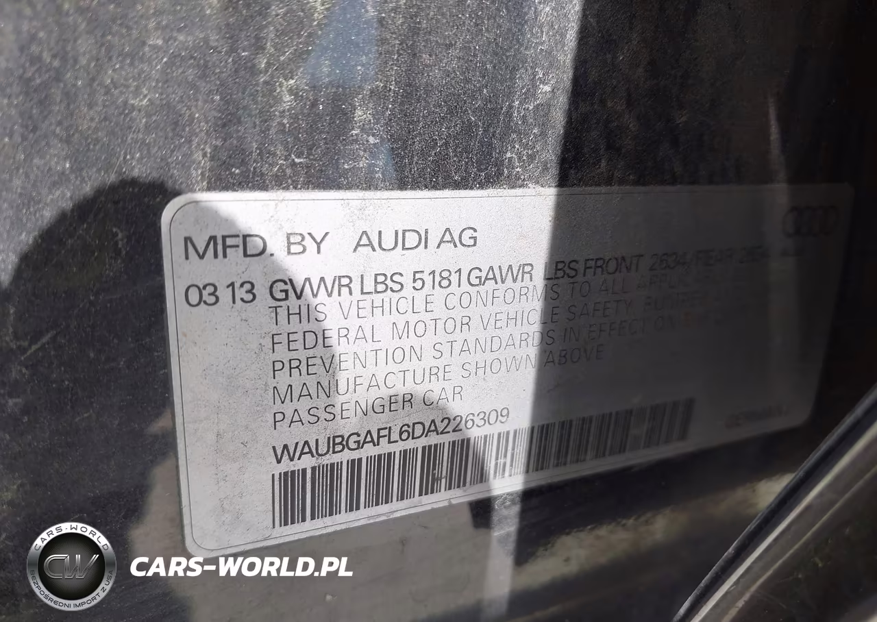 2013 Audi S4 3.0T Premium Plus VIN:WAUBGAFL6DA226309 - 9