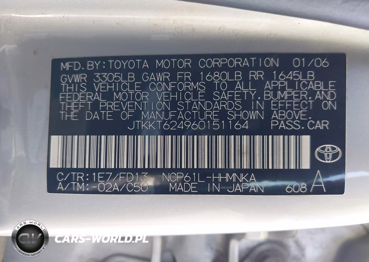 2006 Scion Xa VIN:JTKKT624960151164 - 9