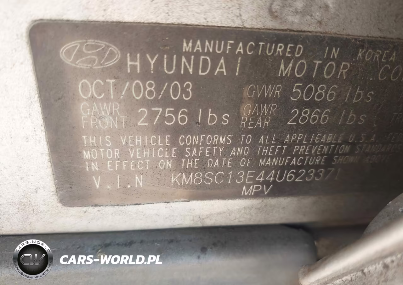 2004 Hyundai Santa Fe Gls-Lx VIN:KM8SC13E44U623371 - 9