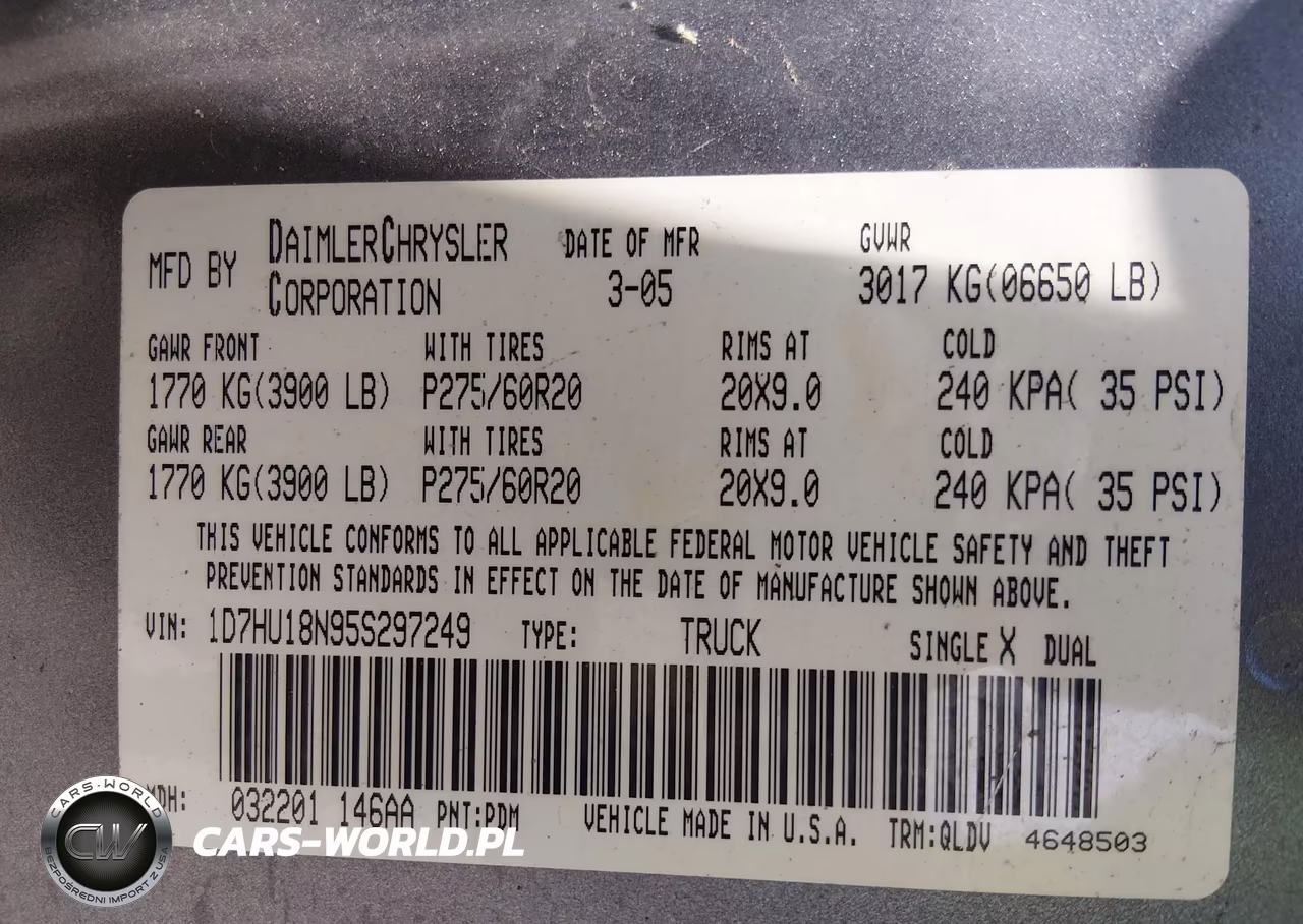 2005 Dodge Ram 1500 Slt-Laramie VIN:1D7HU18N95S297249 - 9