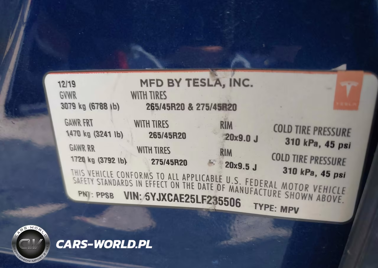 2020 Tesla Model X Long Range Dual Motor All-Wheel Drive-Long Range Plus Dual Motor All-Wheel Drive VIN:5YJXCAE25LF235506 - 9