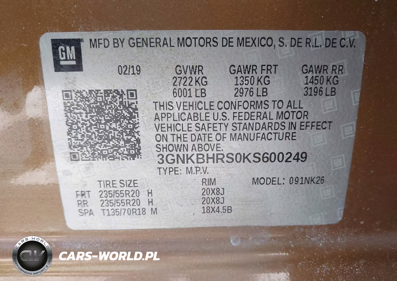 2019 Chevrolet Blazer VIN:3GNKBHRS0KS600249 - 9