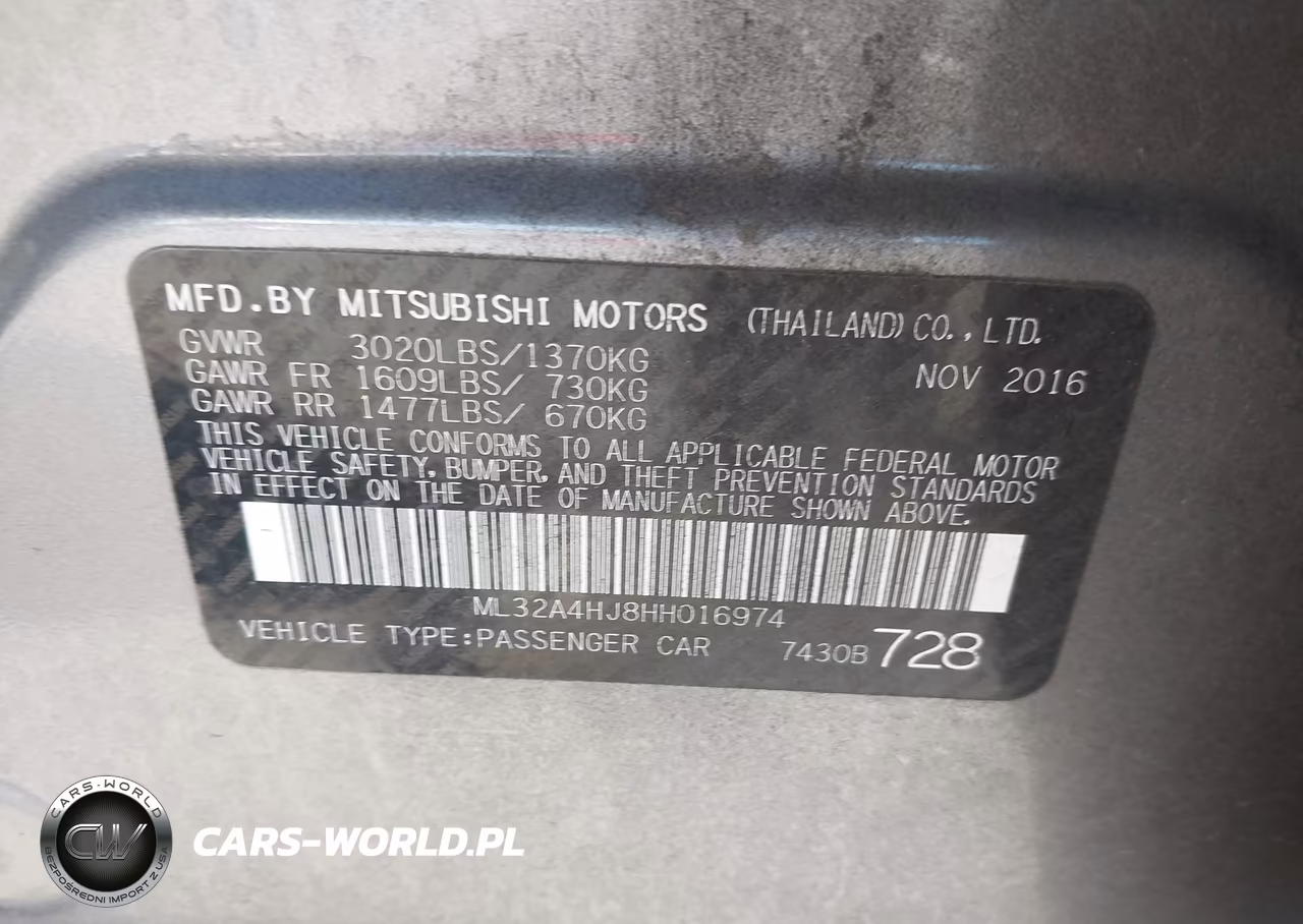 2017 Mitsubishi Mirage Se VIN:ML32A4HJ8HH016974 - 9