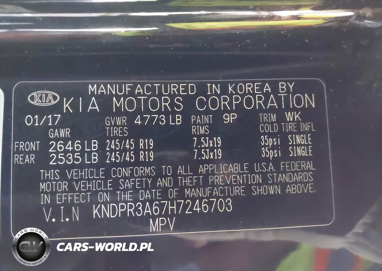2017 Kia Sportage Sx Turbo VIN:KNDPR3A67H7246703 - 9
