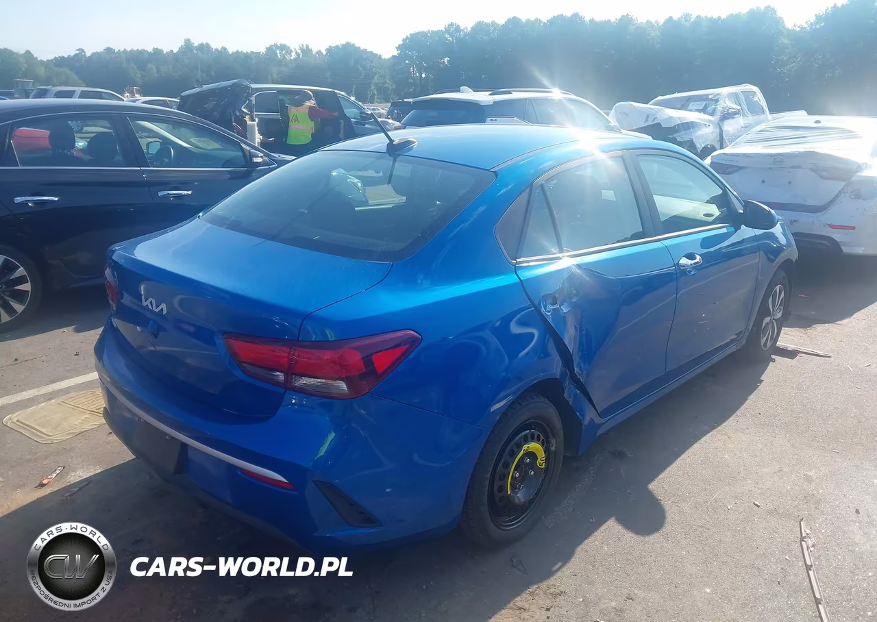 2022 Kia Rio S VIN:3KPA24AD7NE497425 - 4