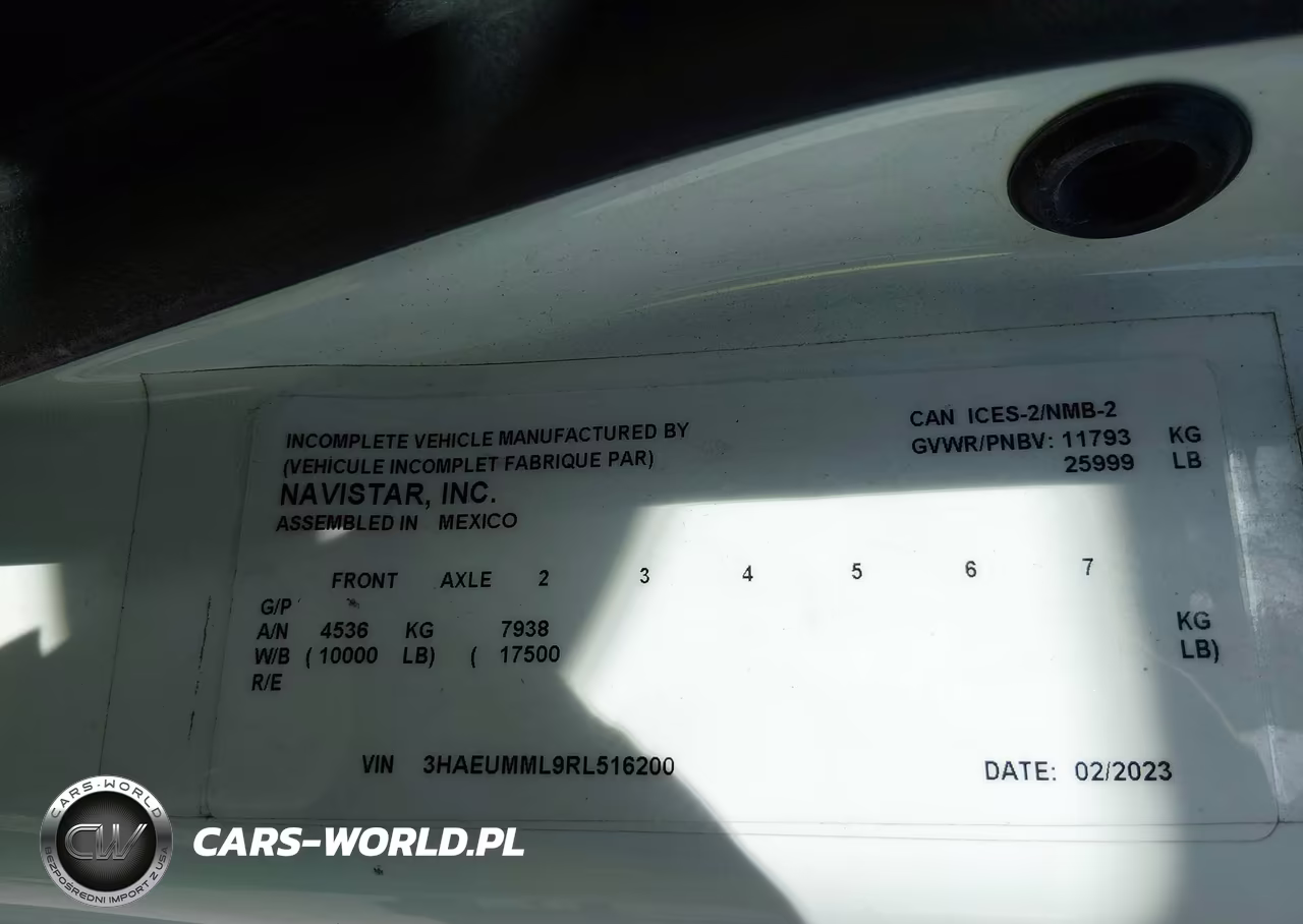 2024 International Mv VIN:3HAEUMML9RL516200 - 8