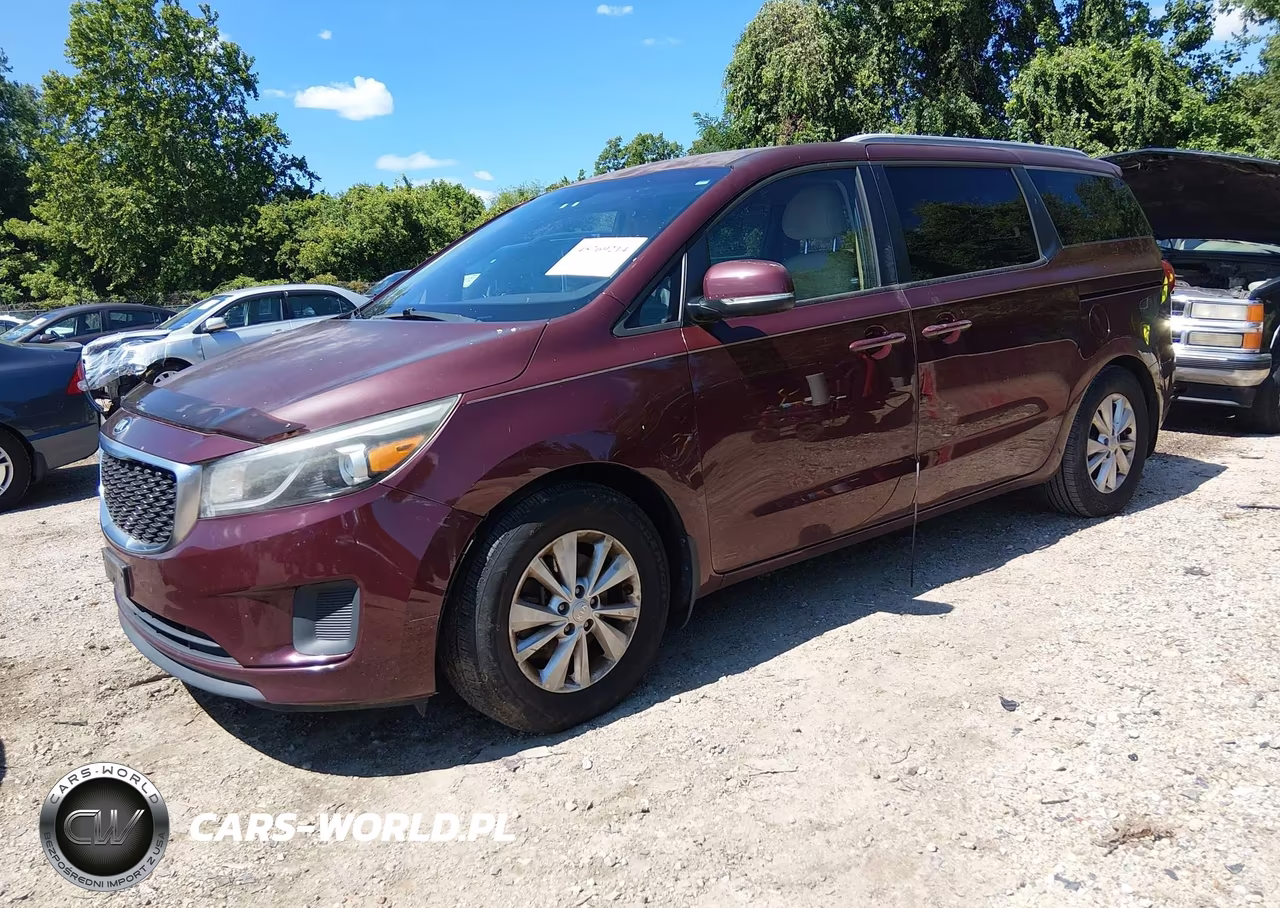 2015 Kia Sedona Lx VIN:KNDMB5C17F6020393 - 2