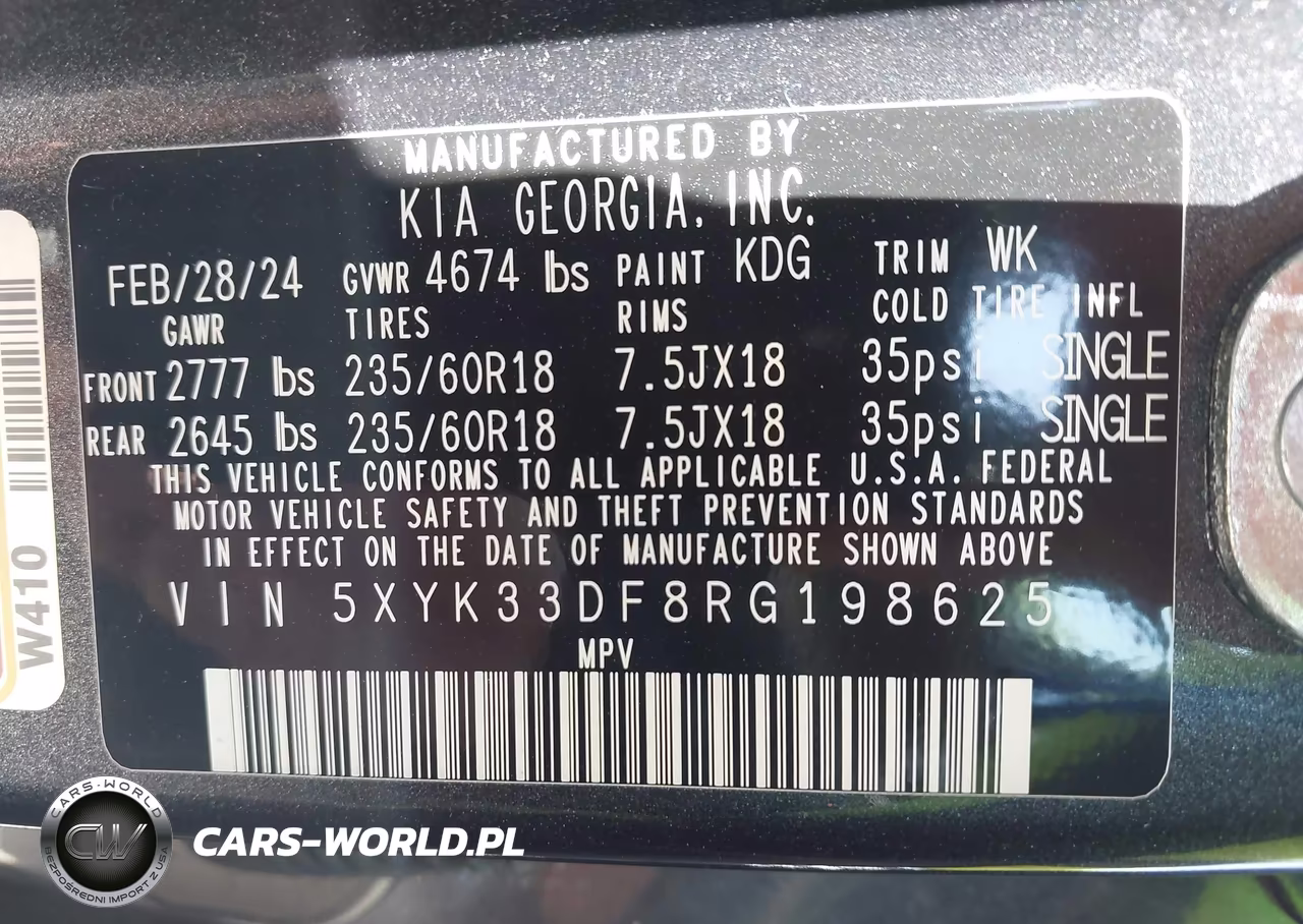 2024 Kia Sportage Ex VIN:5XYK33DF8RG198625 - 9