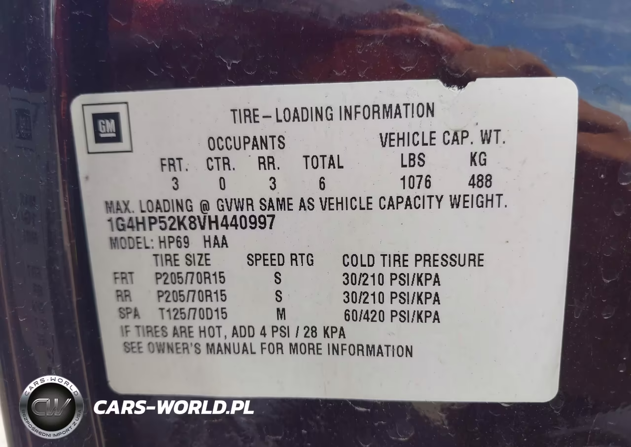 1997 Buick Lesabre Custom VIN:1G4HP52K8VH440997 - 9