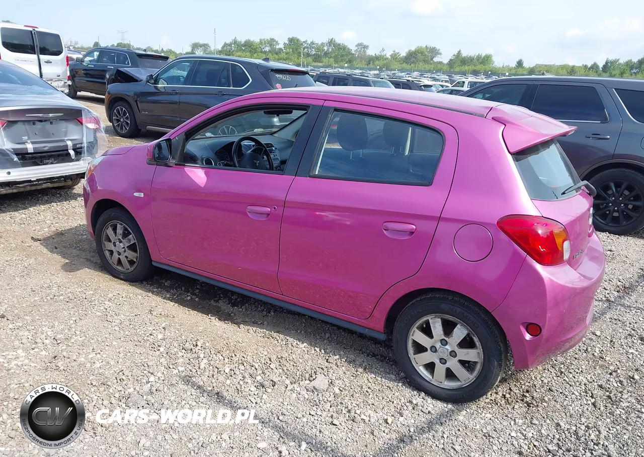 2014 Mitsubishi Mirage Es VIN:ML32A4HJ2EH026184 - 3