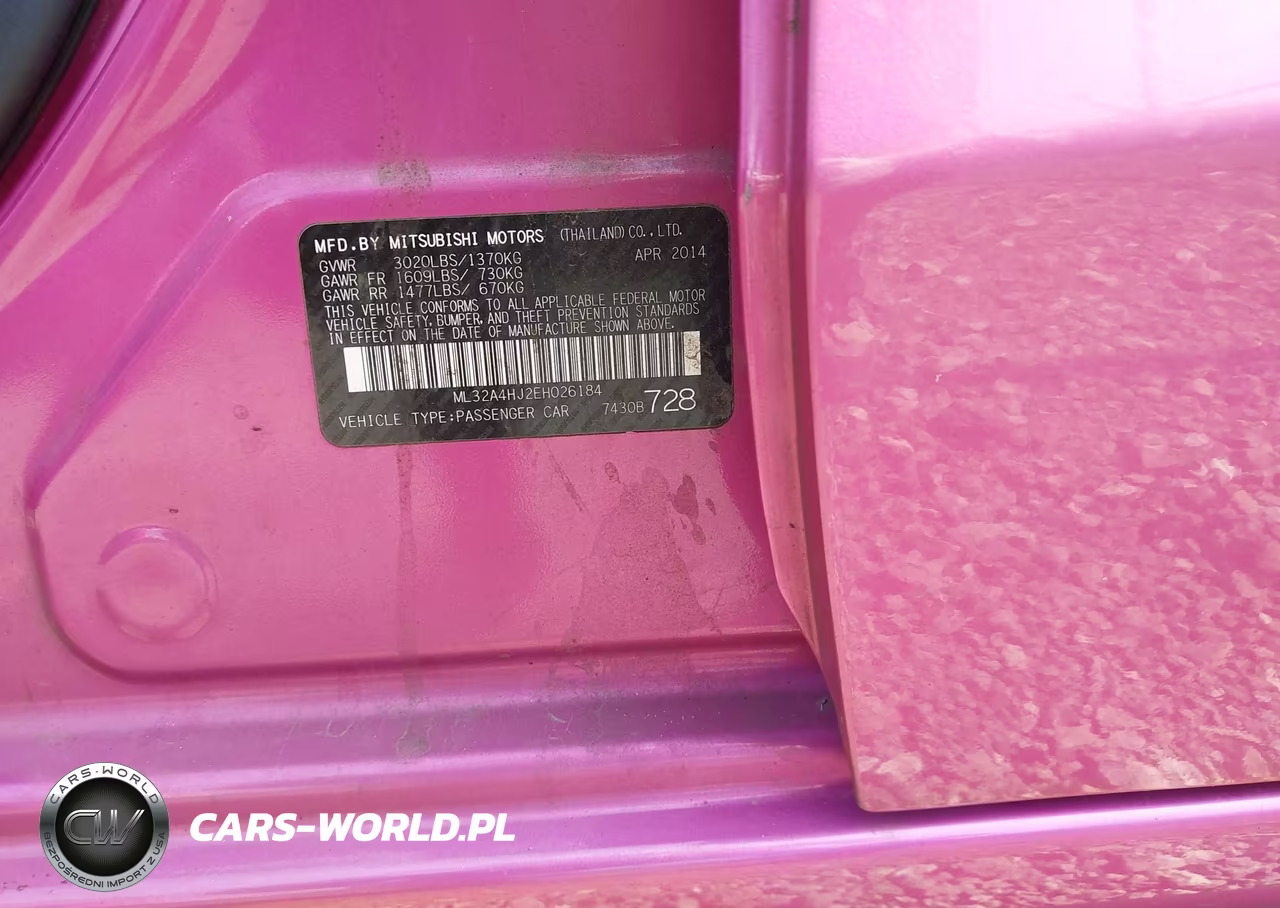 2014 Mitsubishi Mirage Es VIN:ML32A4HJ2EH026184 - 9