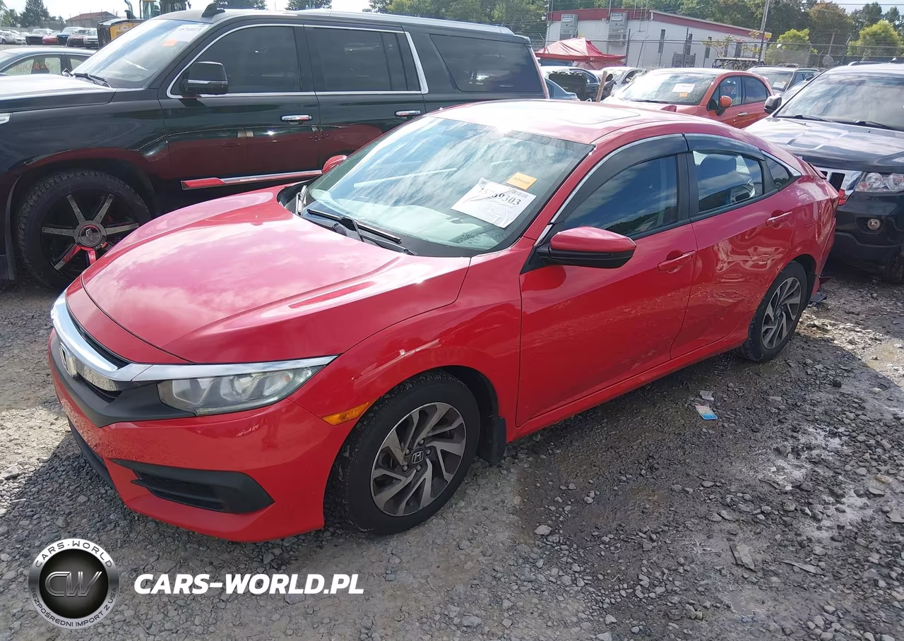 2018 Honda Civic Ex VIN:2HGFC2F70JH592130 - 2