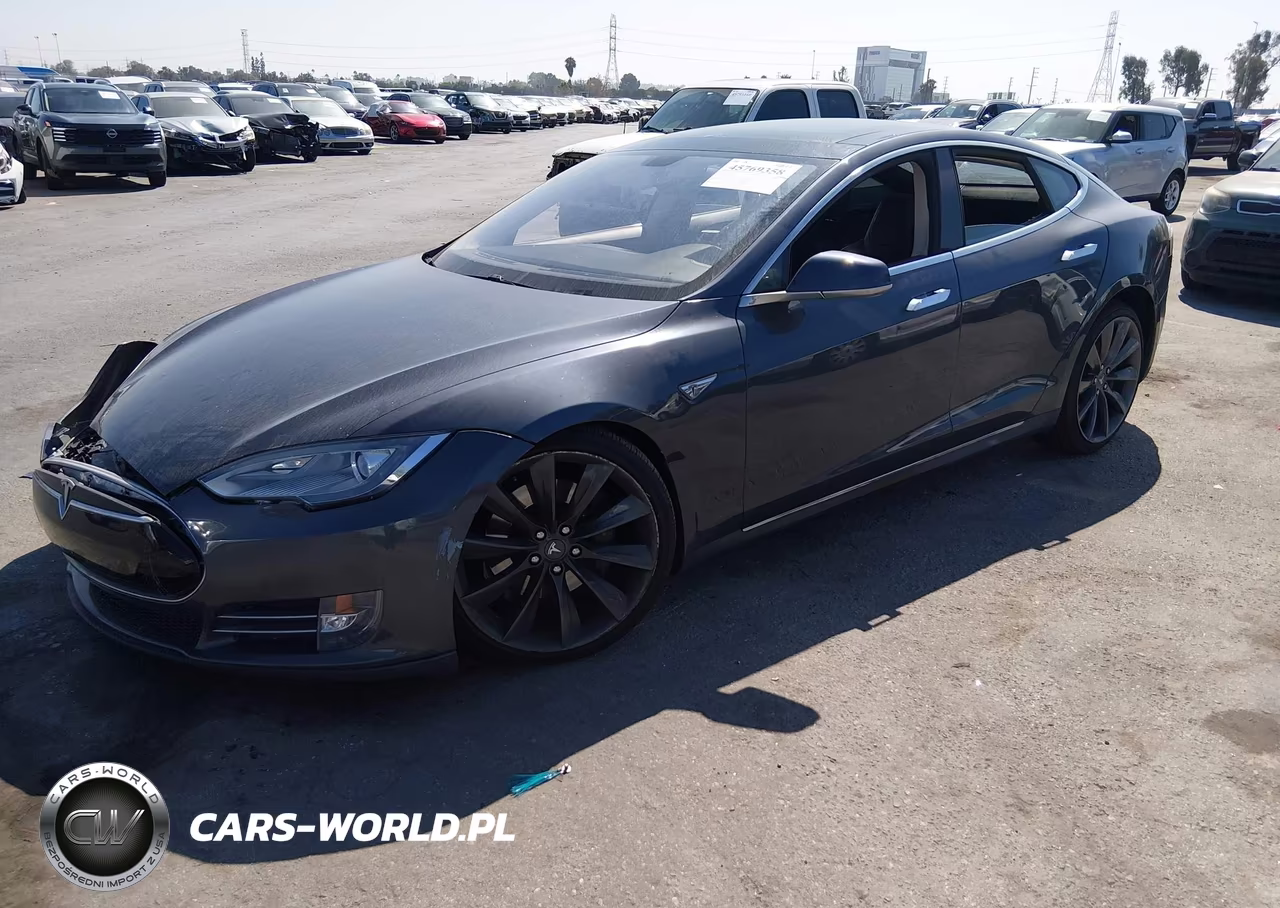 2014 Tesla Model S P85 VIN:5YJSA1H11EFP50038 - 2