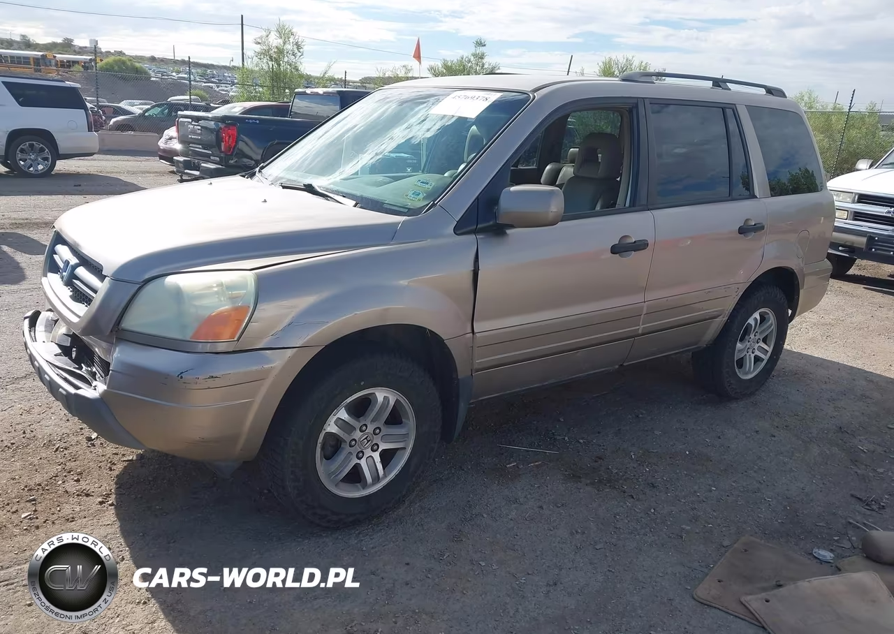 2004 Honda Pilot Ex-L VIN:2HKYF18504H602591 - 2