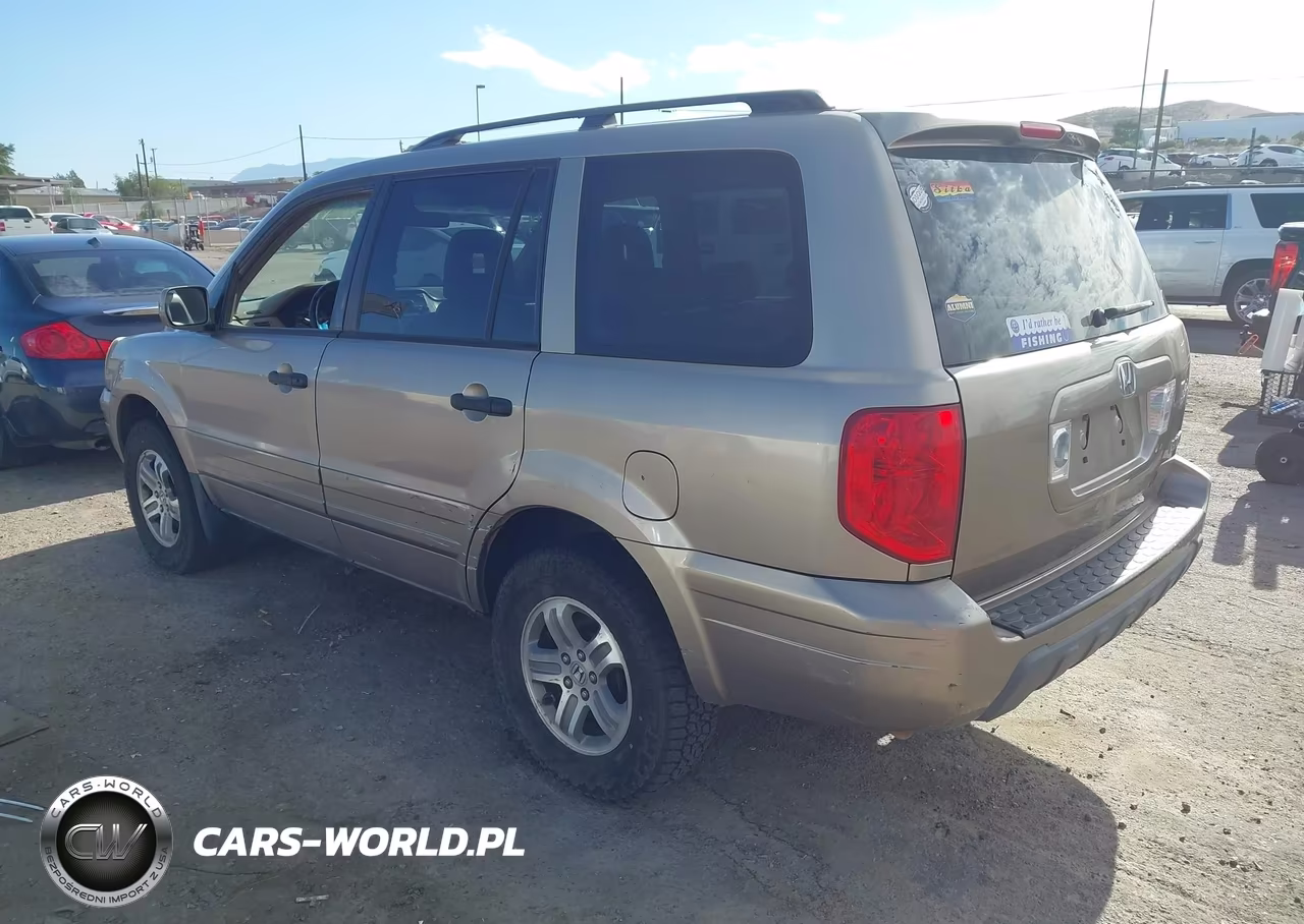 2004 Honda Pilot Ex-L VIN:2HKYF18504H602591 - 3
