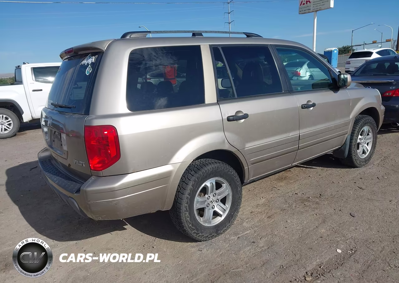 2004 Honda Pilot Ex-L VIN:2HKYF18504H602591 - 4