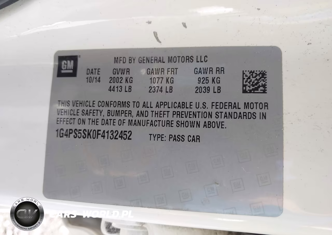 2015 Buick Verano Leather Group VIN:1G4PS5SK0F4132452 - 9