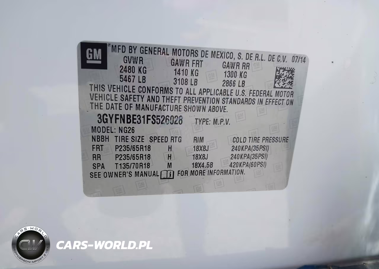 2015 Cadillac Srx Luxury Collection VIN:3GYFNBE31FS526028 - 9