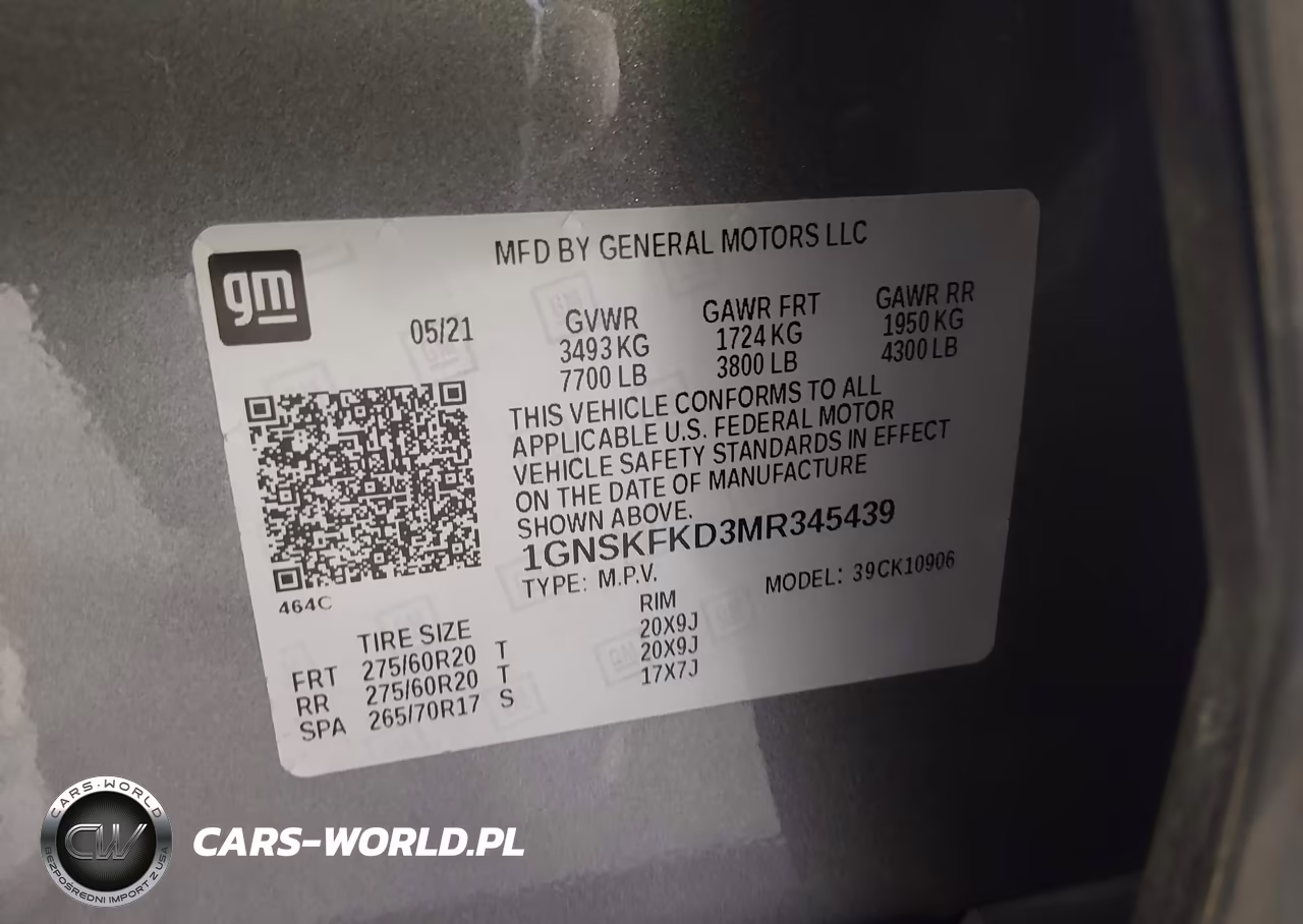 2021 Chevrolet Suburban 4Wd Premier VIN:1GNSKFKD3MR345439 - 9
