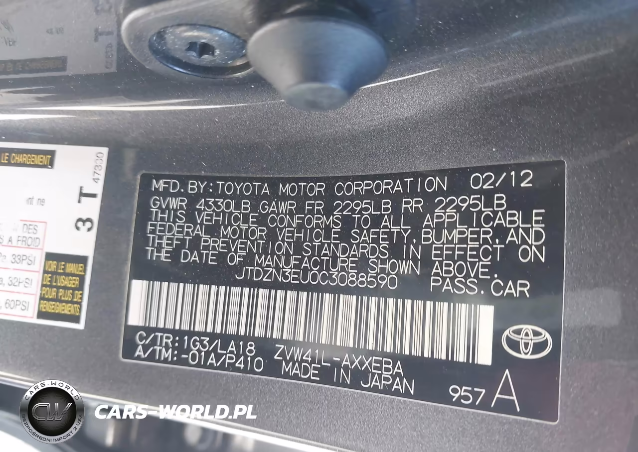 2012 Toyota Prius V Five VIN:JTDZN3EU0C3088590 - 9