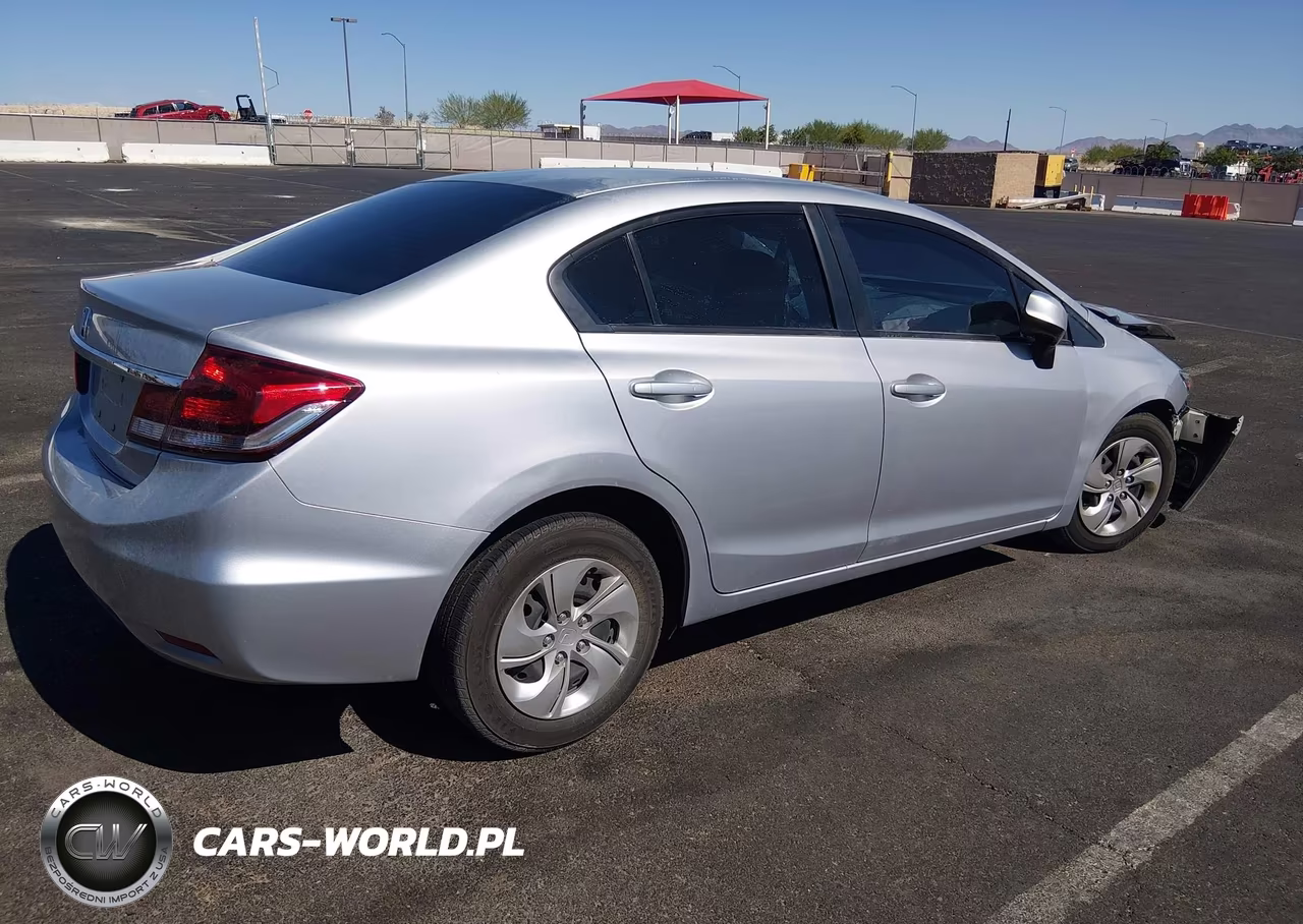 2013 Honda Civic Lx VIN:19XFB2F56DE094692 - 4