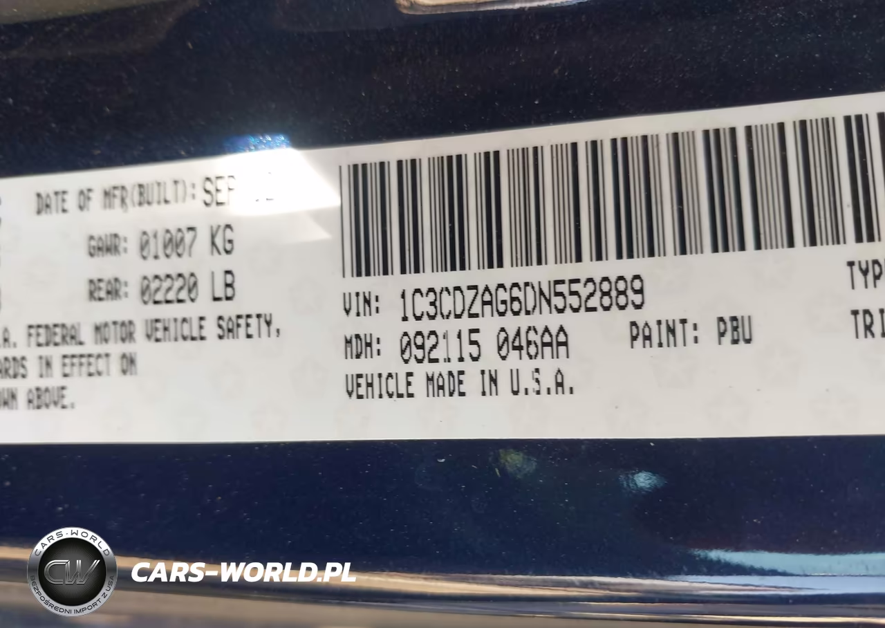 2013 Dodge Avenger Se V6 VIN:1C3CDZAG6DN552889 - 9