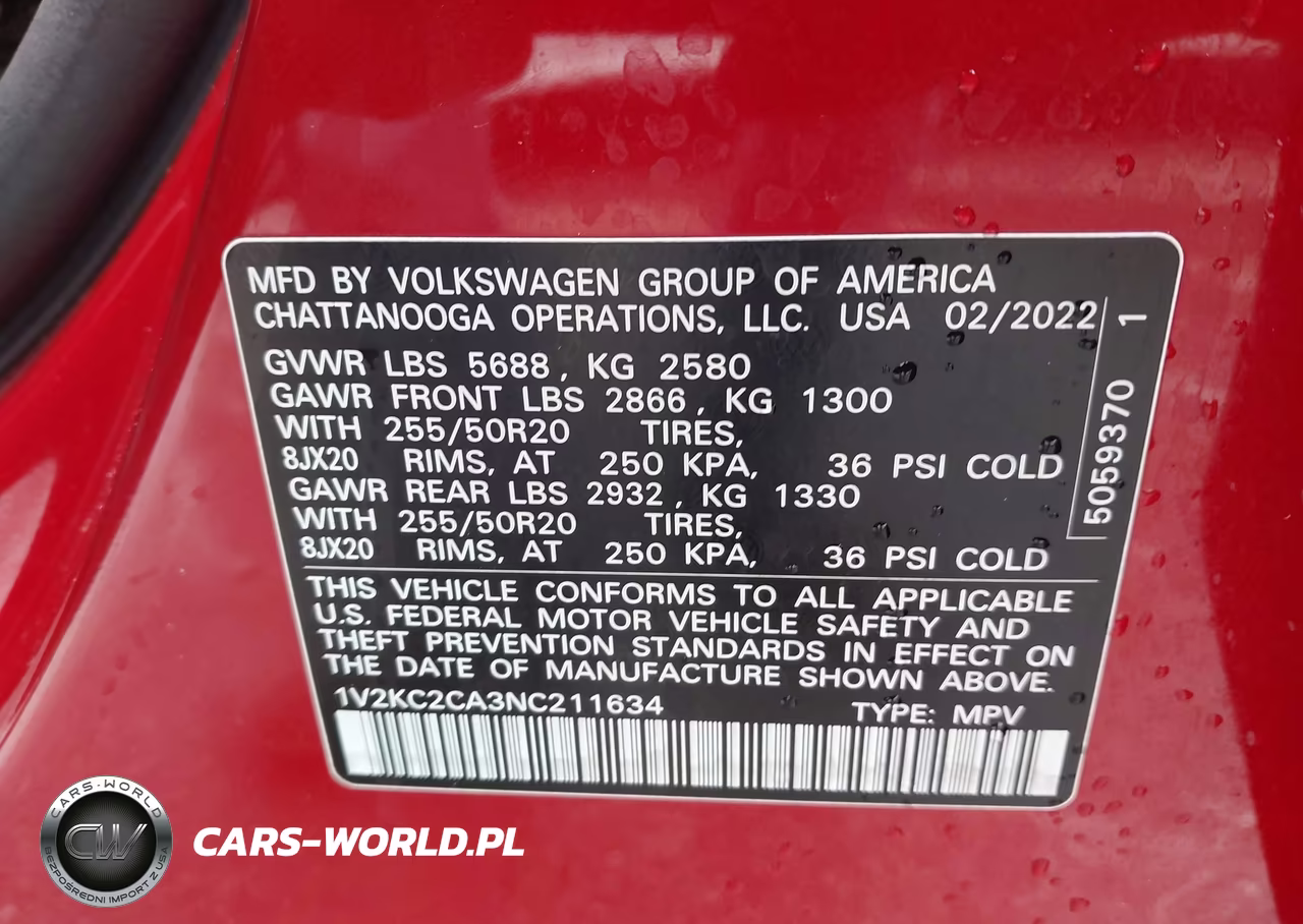 2022 Volkswagen Atlas Cross Sport 2.0T Se W-Technology VIN:1V2KC2CA3NC211634 - 9