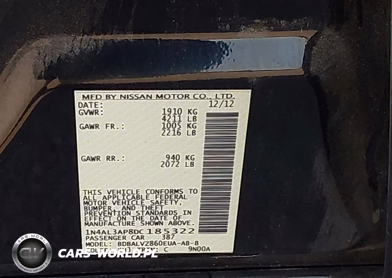2013 Nissan Altima 2.5 Sl VIN:1N4AL3AP8DC185322 - 9