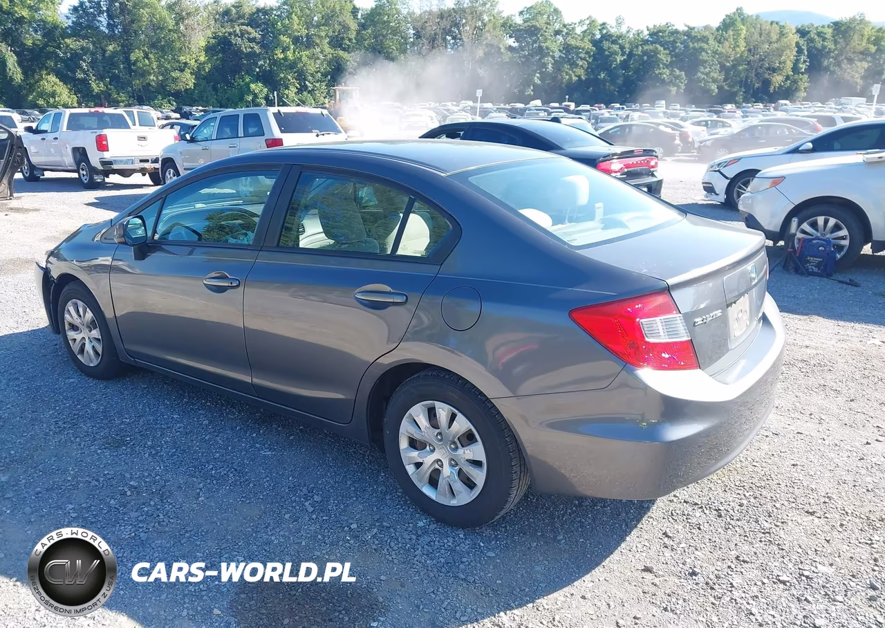 2012 Honda Civic Lx VIN:2HGFB2F56CH603085 - 3
