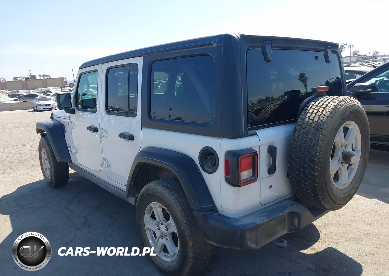 2019 Jeep Wrangler Unlimited Sport S 4X4 VIN:1C4HJXDN9KW622546 - 3
