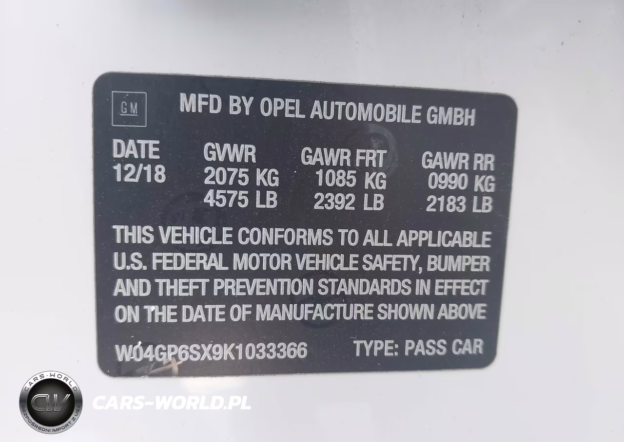 2019 Buick Regal Sportback Fwd Essence VIN:W04GP6SX9K1033366 - 9