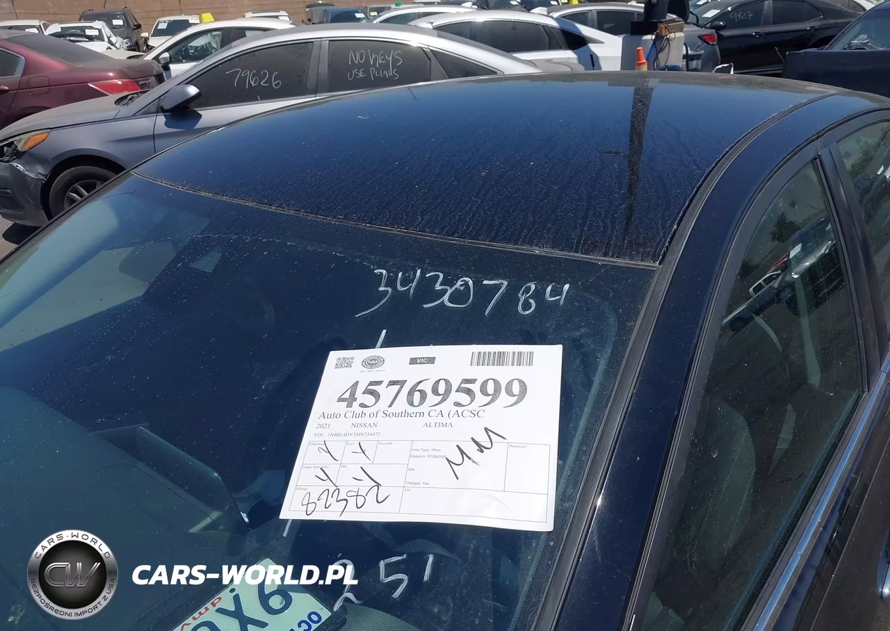 2021 Nissan Altima Sv Fwd VIN:1N4BL4DV5MN334472 - 18