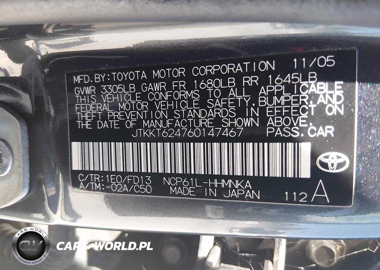 2006 Scion Xa VIN:JTKKT624760147467 - 9