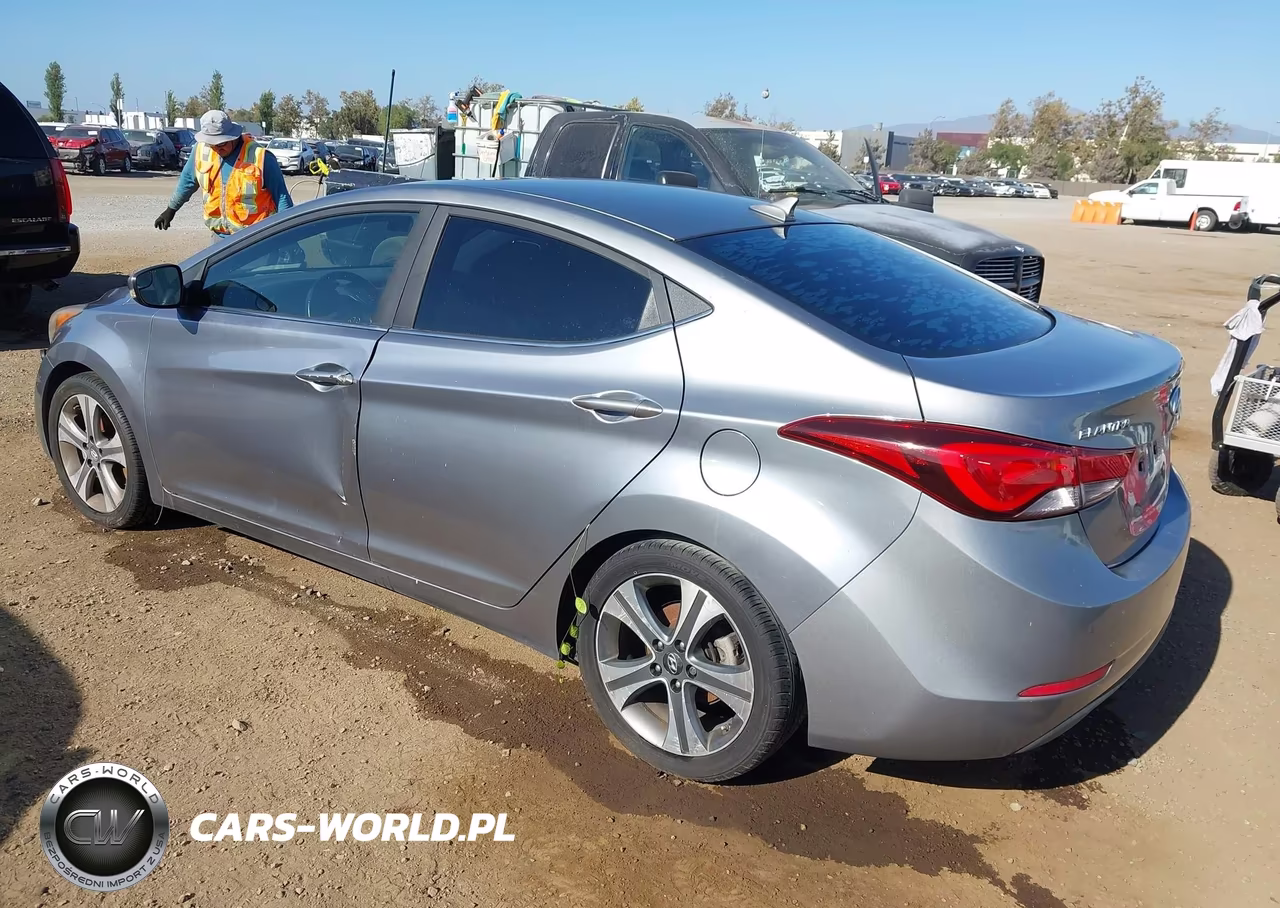 2014 Hyundai Elantra Sport VIN:KMHDH4AH5EU152650 - 3