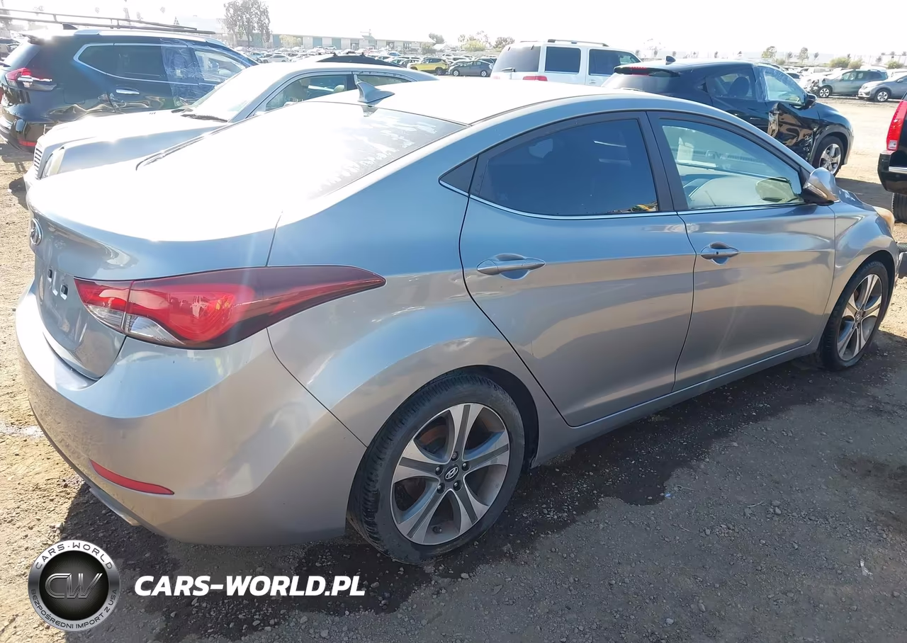 2014 Hyundai Elantra Sport VIN:KMHDH4AH5EU152650 - 4