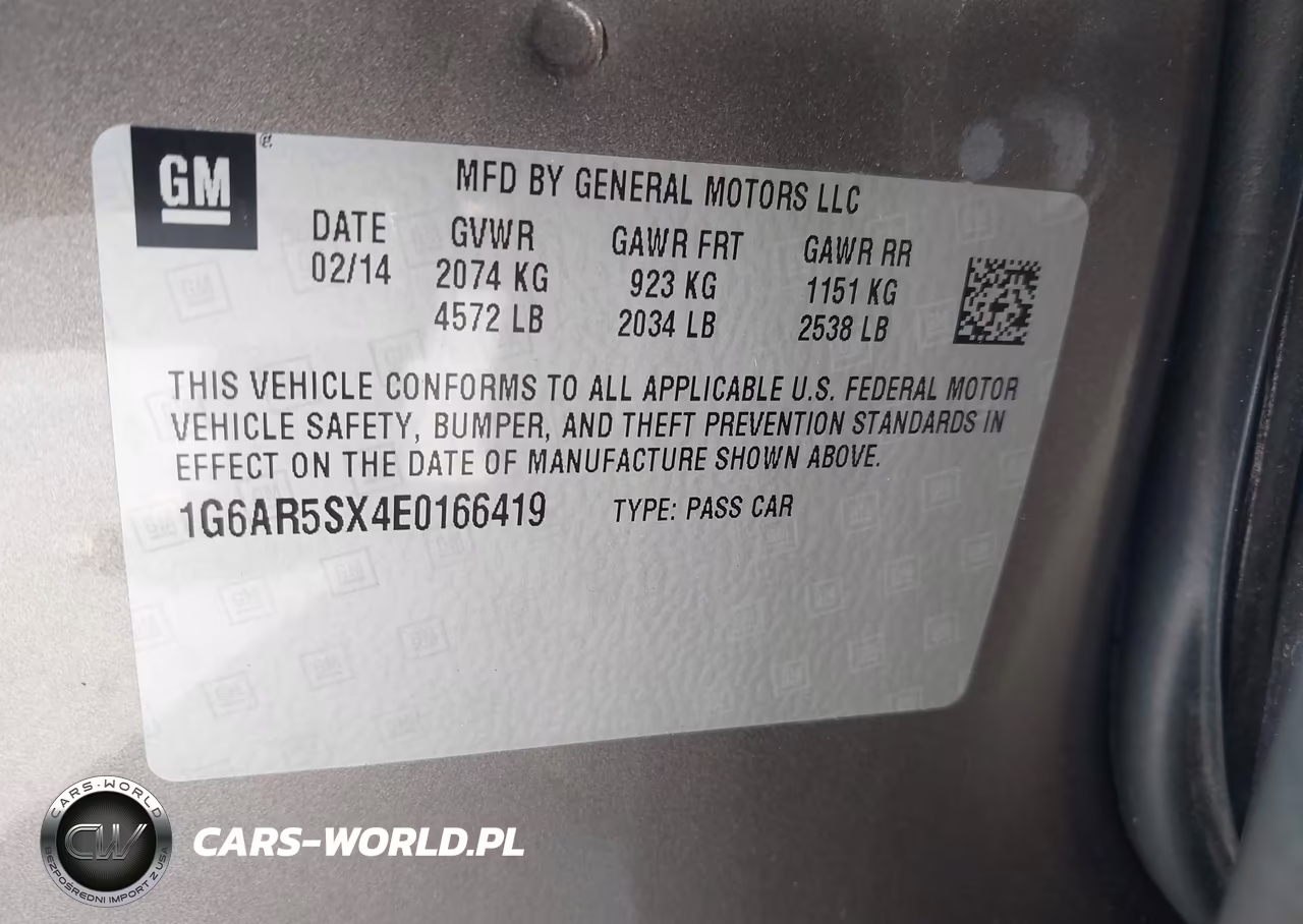 2014 Cadillac Cts Luxury VIN:1G6AR5SX4E0166419 - 9