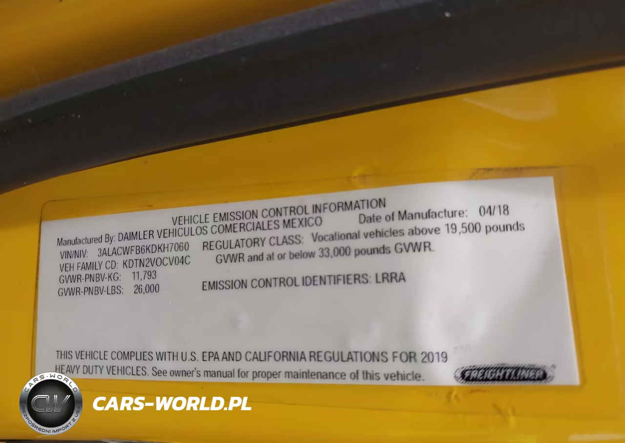 2019 Freightliner M2 106 VIN:3ALACWFB6KDKH7060 - 8