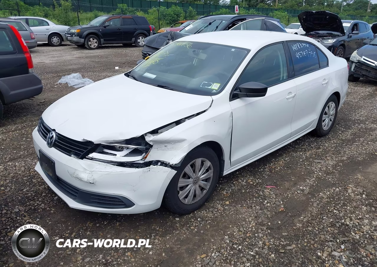2014 Volkswagen Jetta 2.0L S VIN:3VW2K7AJ7EM352707 - 2