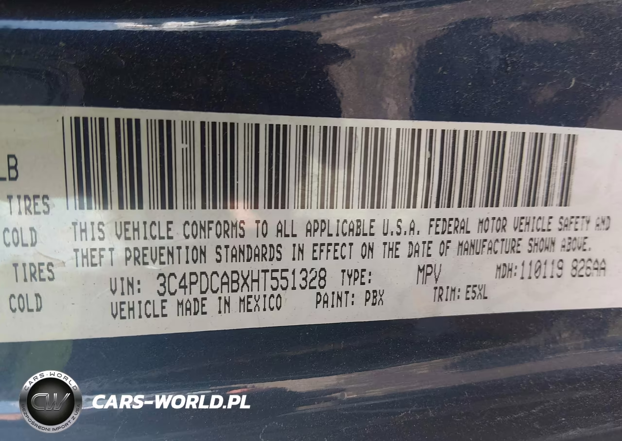 2017 Dodge Journey Se VIN:3C4PDCABXHT551328 - 9
