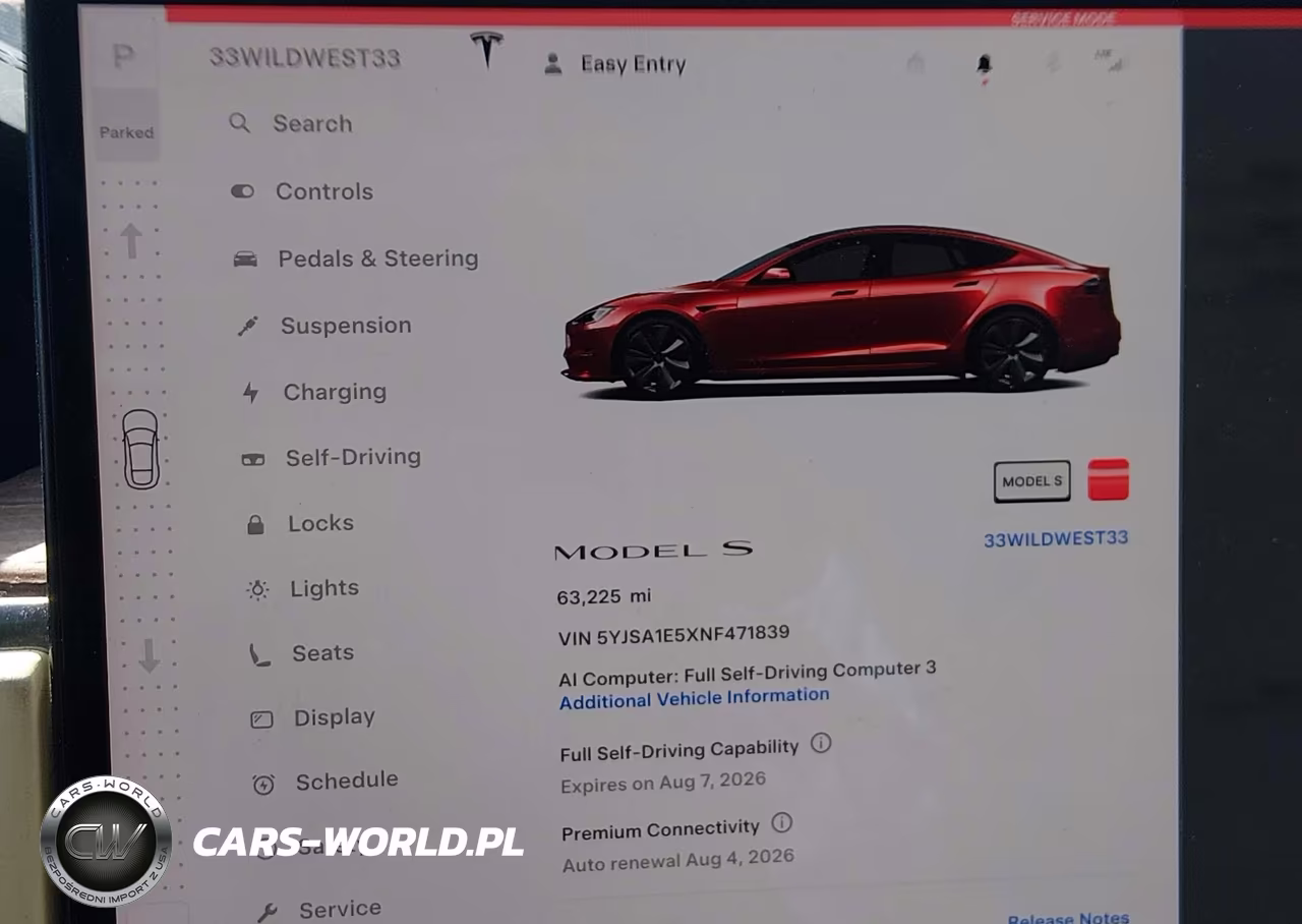 2022 Tesla Model S Dual Motor All-Wheel Drive VIN:5YJSA1E5XNF471839 - 7