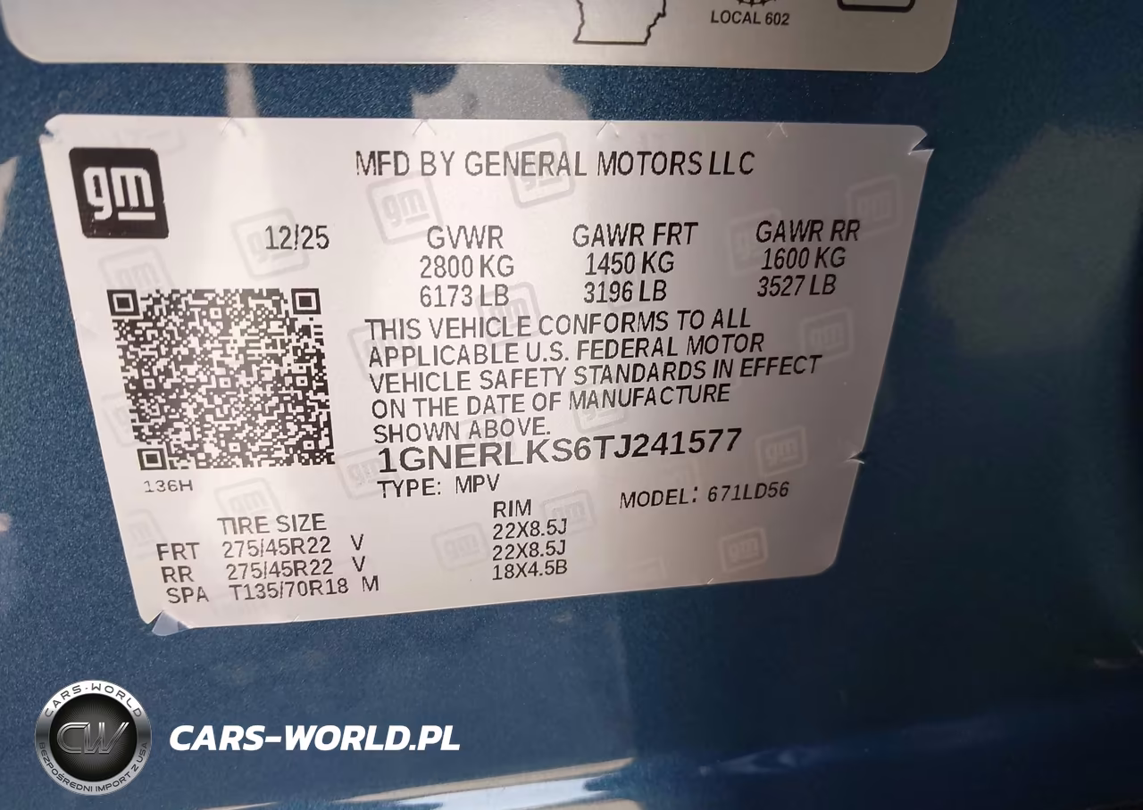 2026 Chevrolet Traverse Fwd Rs VIN:1GNERLKS6TJ241577 - 9