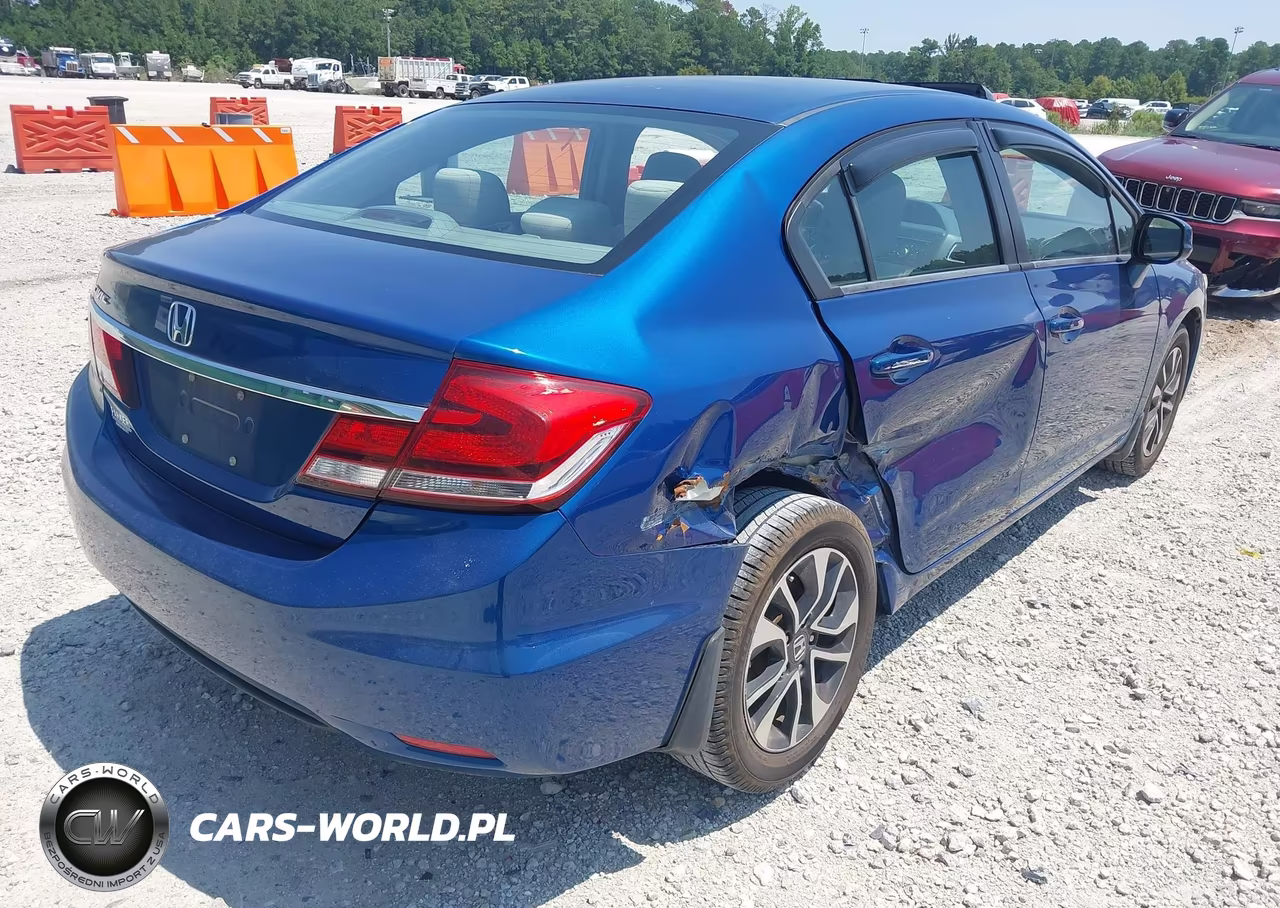 2013 Honda Civic Ex VIN:19XFB2F84DE093664 - 4