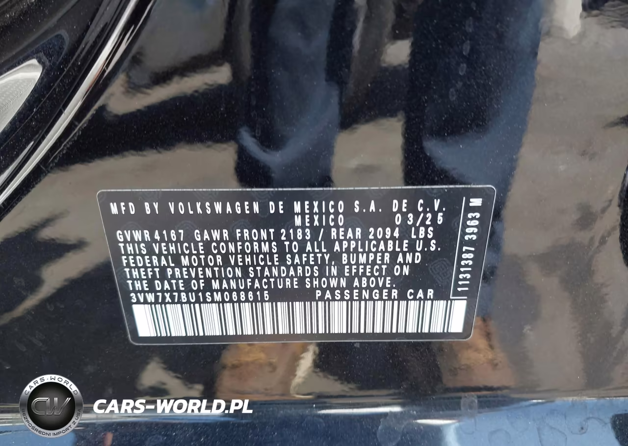 2025 Volkswagen Jetta 1.5T Se VIN:3VW7X7BU1SM068615 - 9