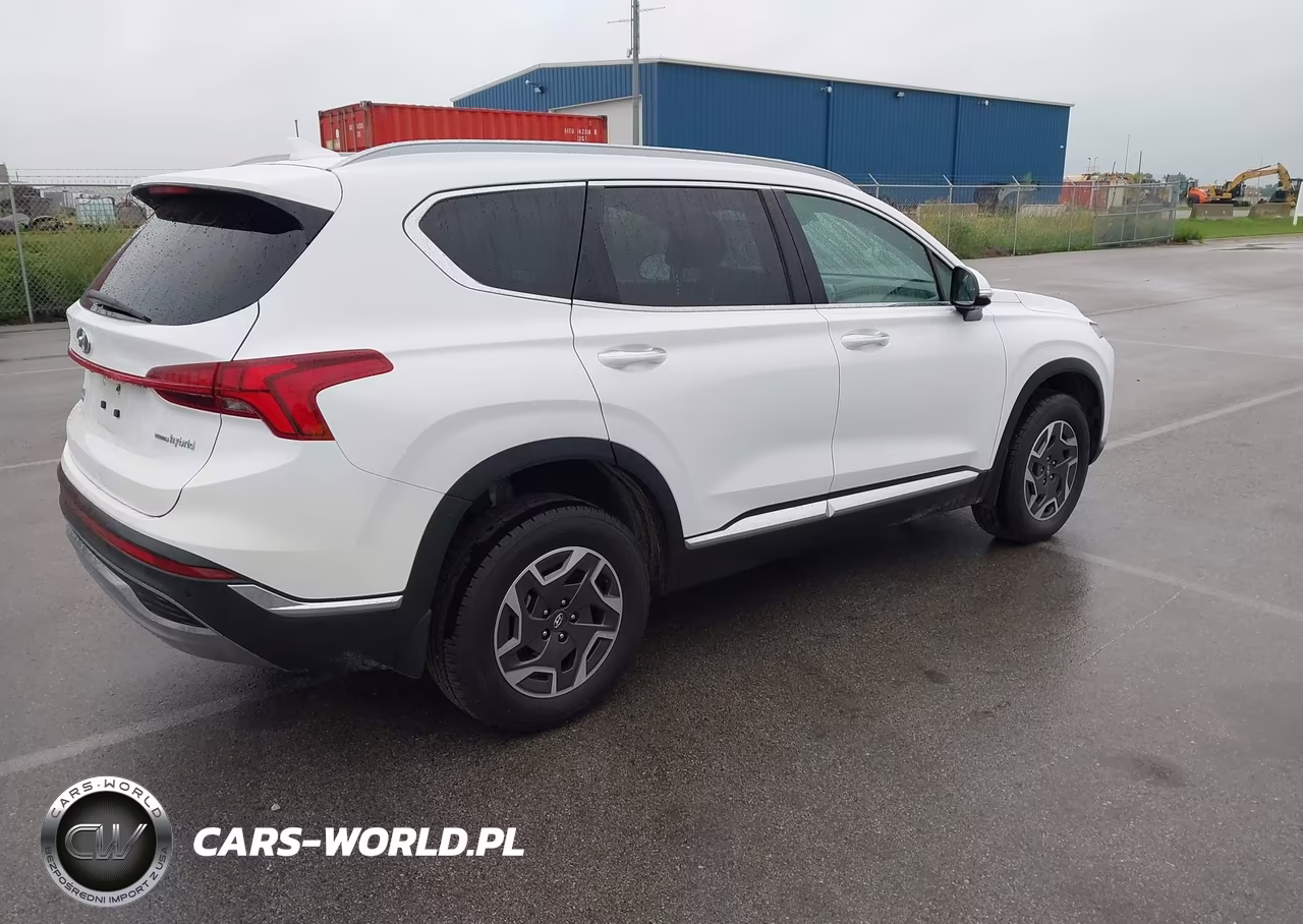 2023 Hyundai Santa Fe Hybrid Blue VIN:5NMS2DA10PH014010 - 4