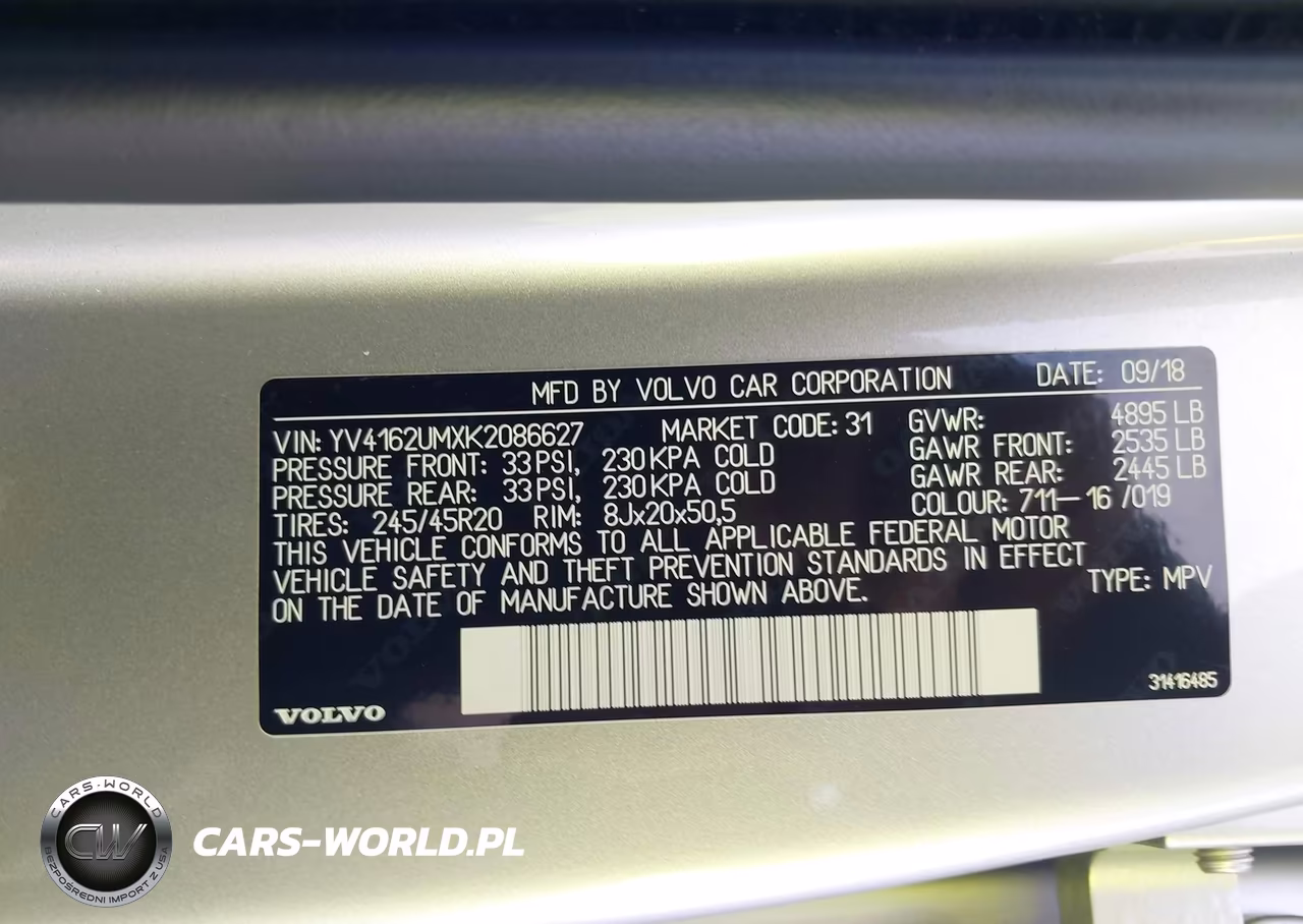 2019 Volvo Xc40 T5 R-Design VIN:YV4162UMXK2086627 - 9