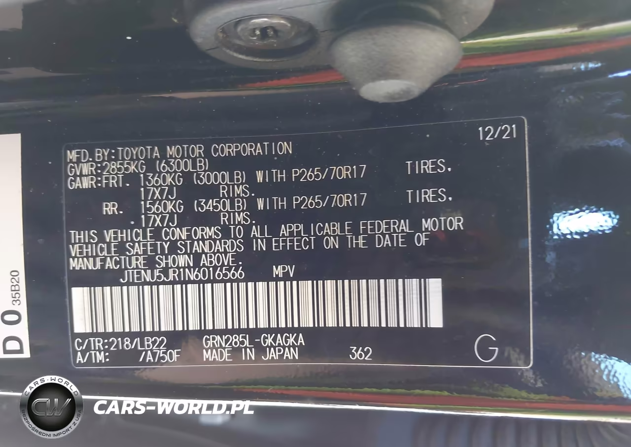2022 Toyota 4Runner Sr5 Premium VIN:JTENU5JR1N6016566 - 9