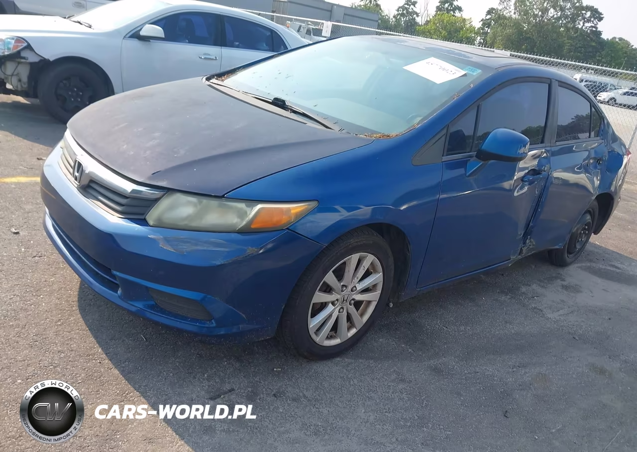 2012 Honda Civic Ex VIN:2HGFB2F8XCH512749 - 2