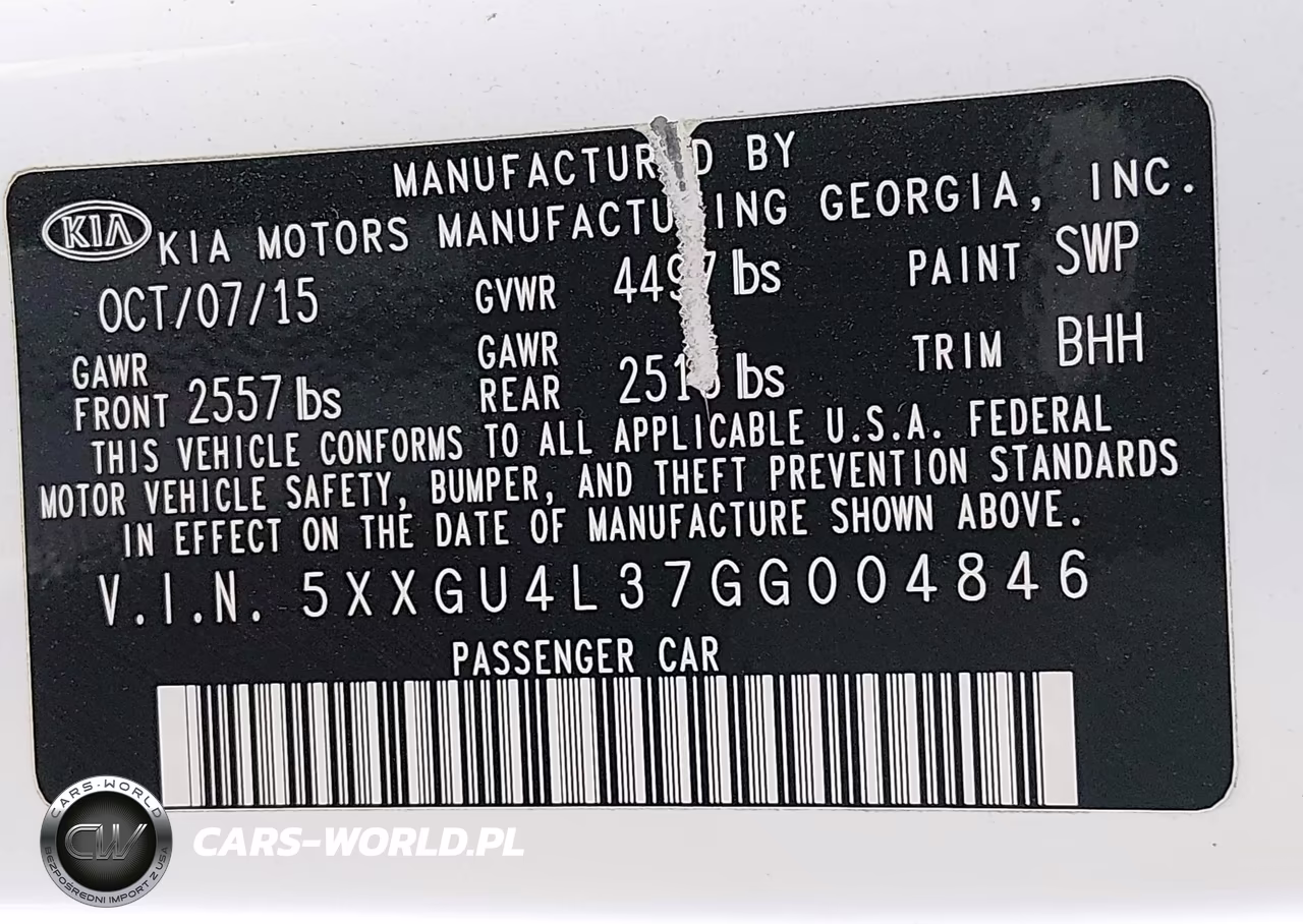 2016 Kia Optima Ex VIN:5XXGU4L37GG004846 - 9