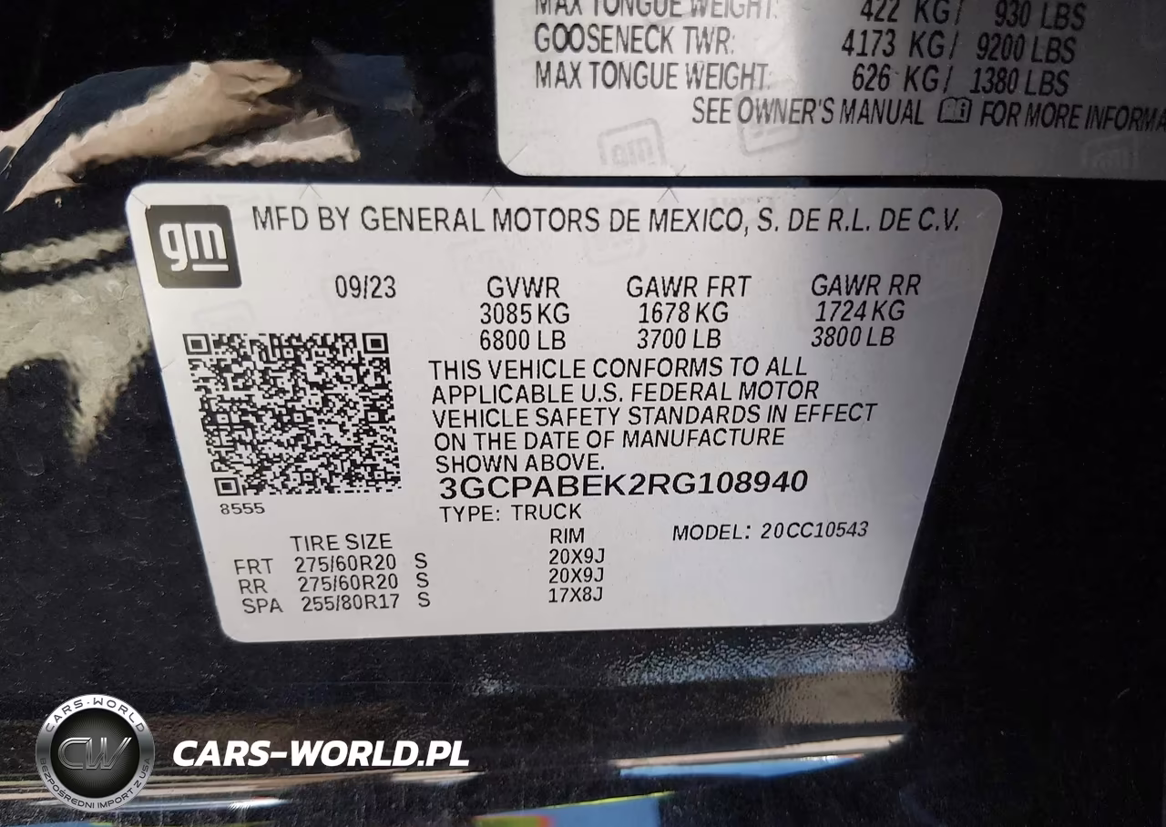 2024 Chevrolet Silverado 1500 2Wd Short Bed Custom VIN:3GCPABEK2RG108940 - 9