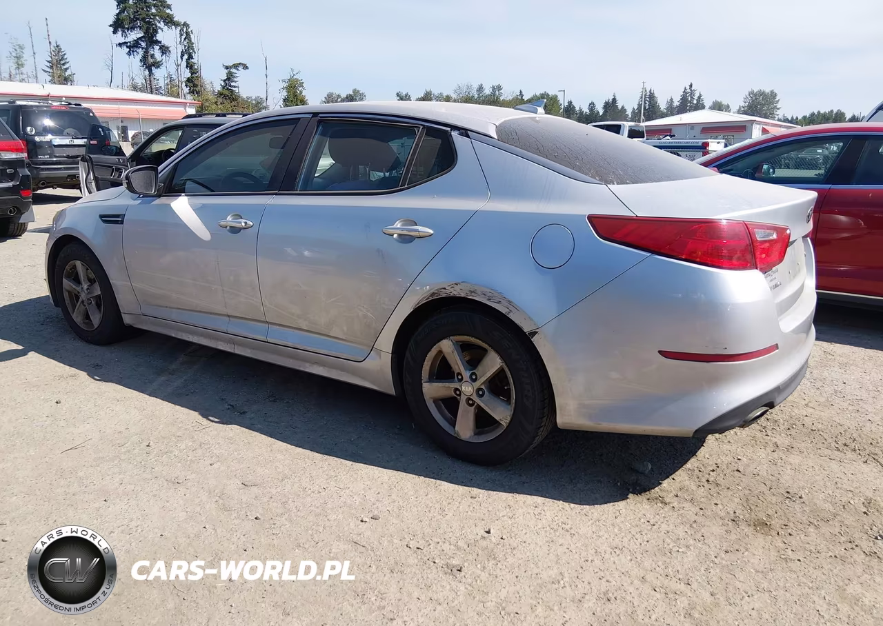 2015 Kia Optima Lx VIN:5XXGM4A77FG433327 - 3